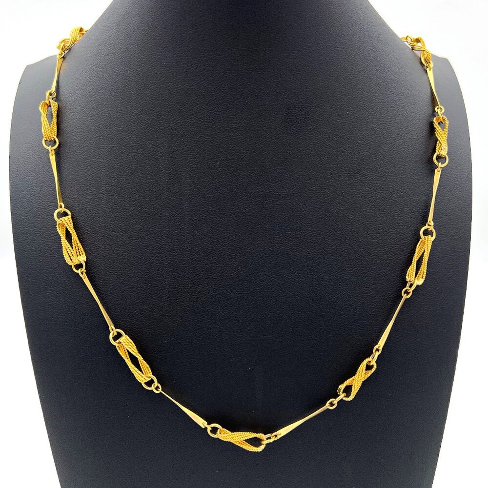 Vintage Bozart Italy Goldtone Necklace